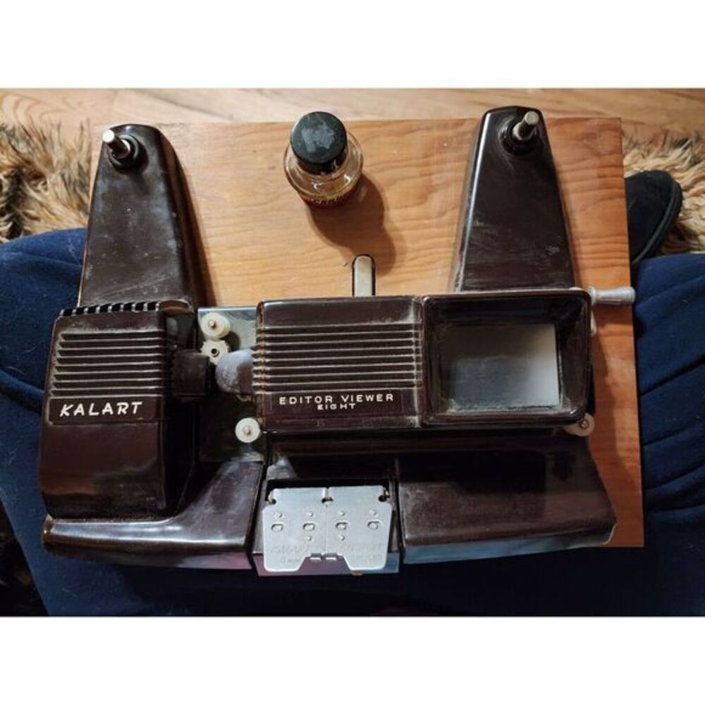 1950's Kalart ‎ Backolite 8mm Film Movie Editor Viewer Eight
